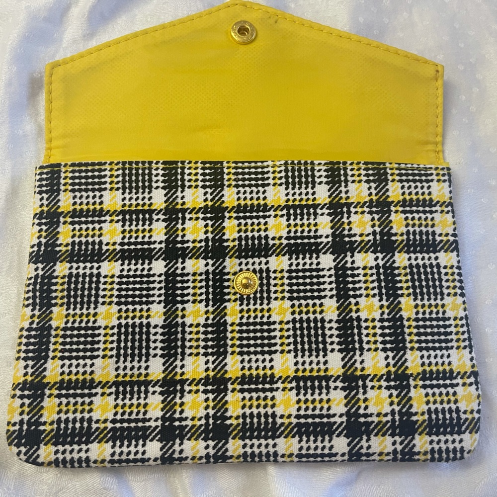 Ipsy Yellow and black Makeup Bag or Glam Bag